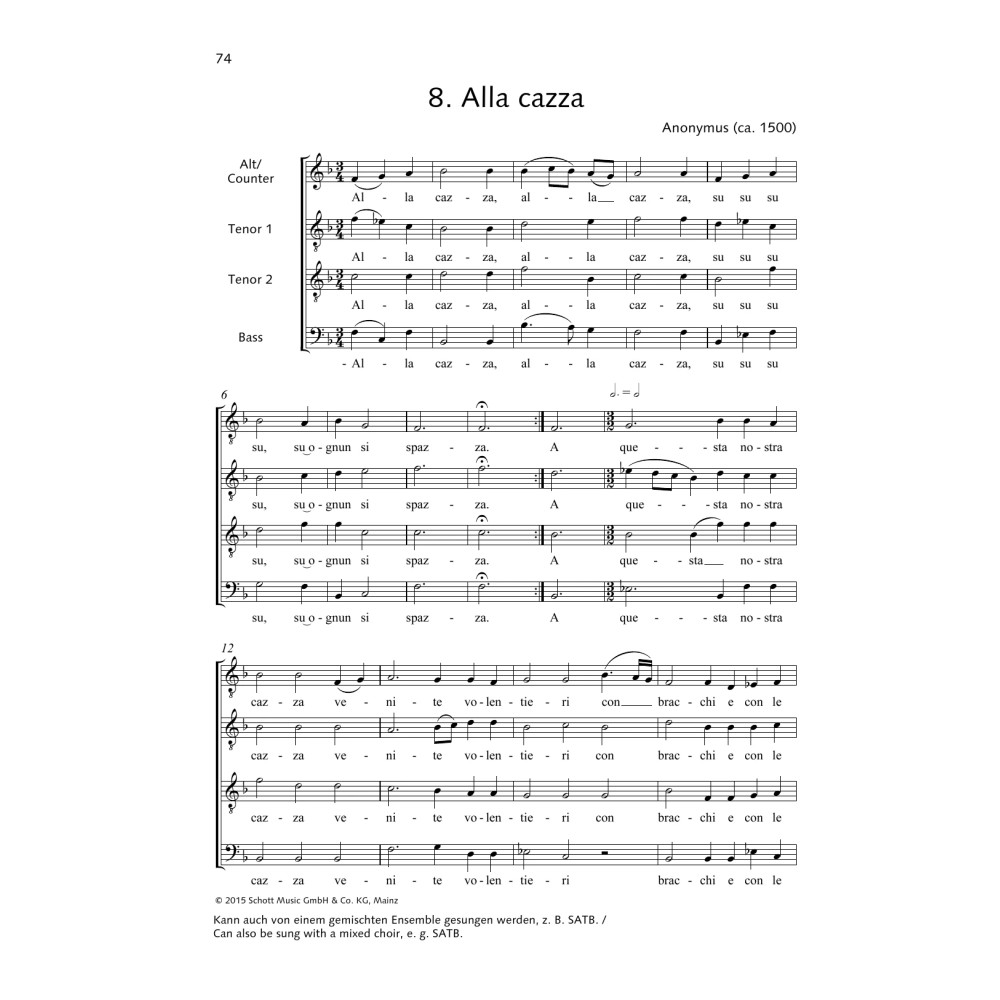 Alla cazza