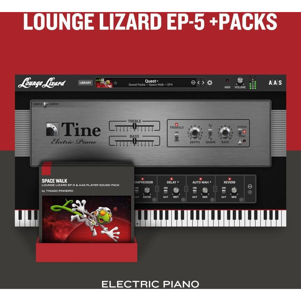 Applied Acoustics Systems Lounge Lizard EP-5 and Packs