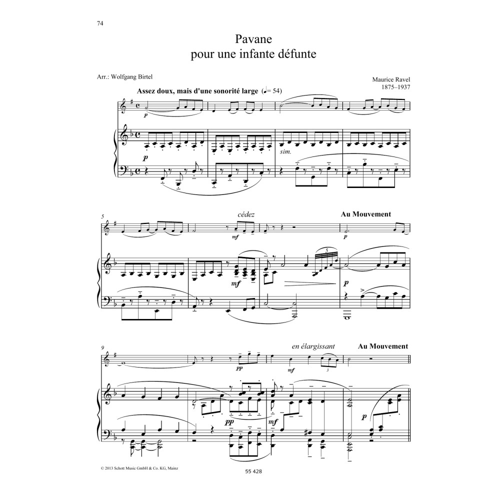 Pavane pour une Infante Défunte