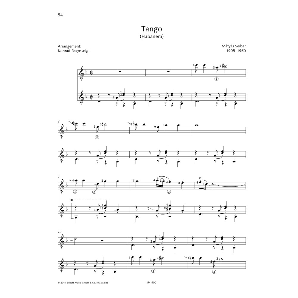 Tango - Full Score