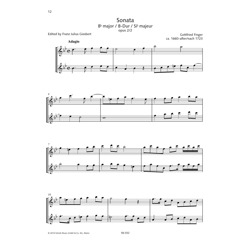 Sonata B-flat major