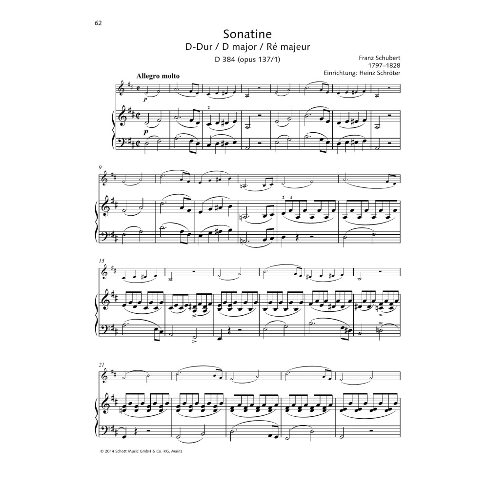 Sonatina D major