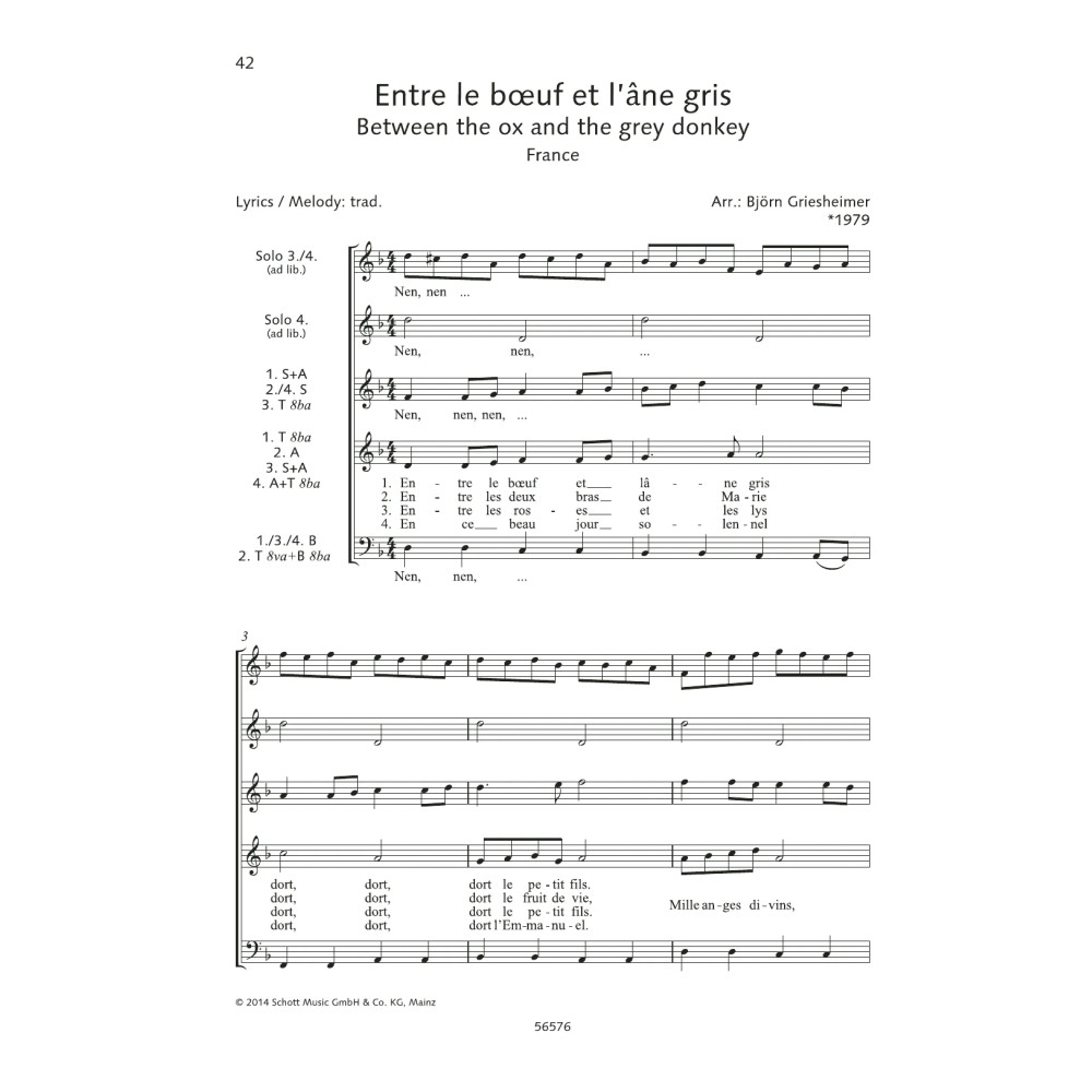 Entre Le Boeuf Et L'ane Gris