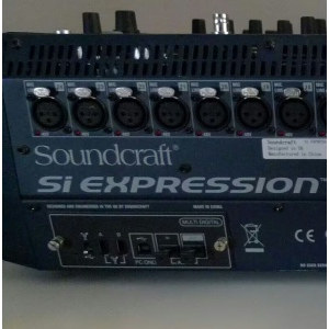 Soundcraft si expression 3 - 32v + flight + option carte 32x