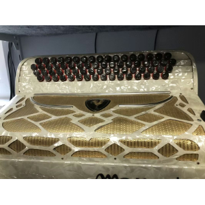 Maugein Button Accordion 3-voice - 120 basses