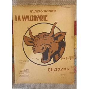 Partition pour piano originale de 1919