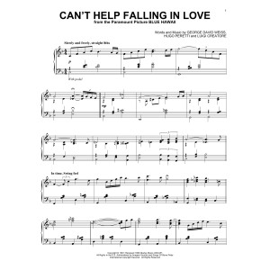 Can't Help Falling In Love [Jazz version]