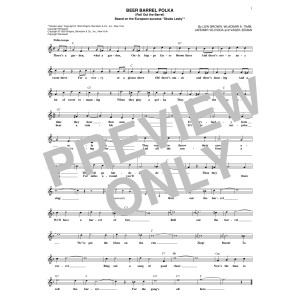 Beer Barrel Polka (Roll Out The Barrel)