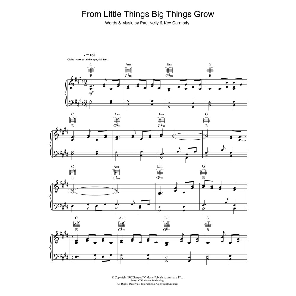From Little Things Big Things Grow