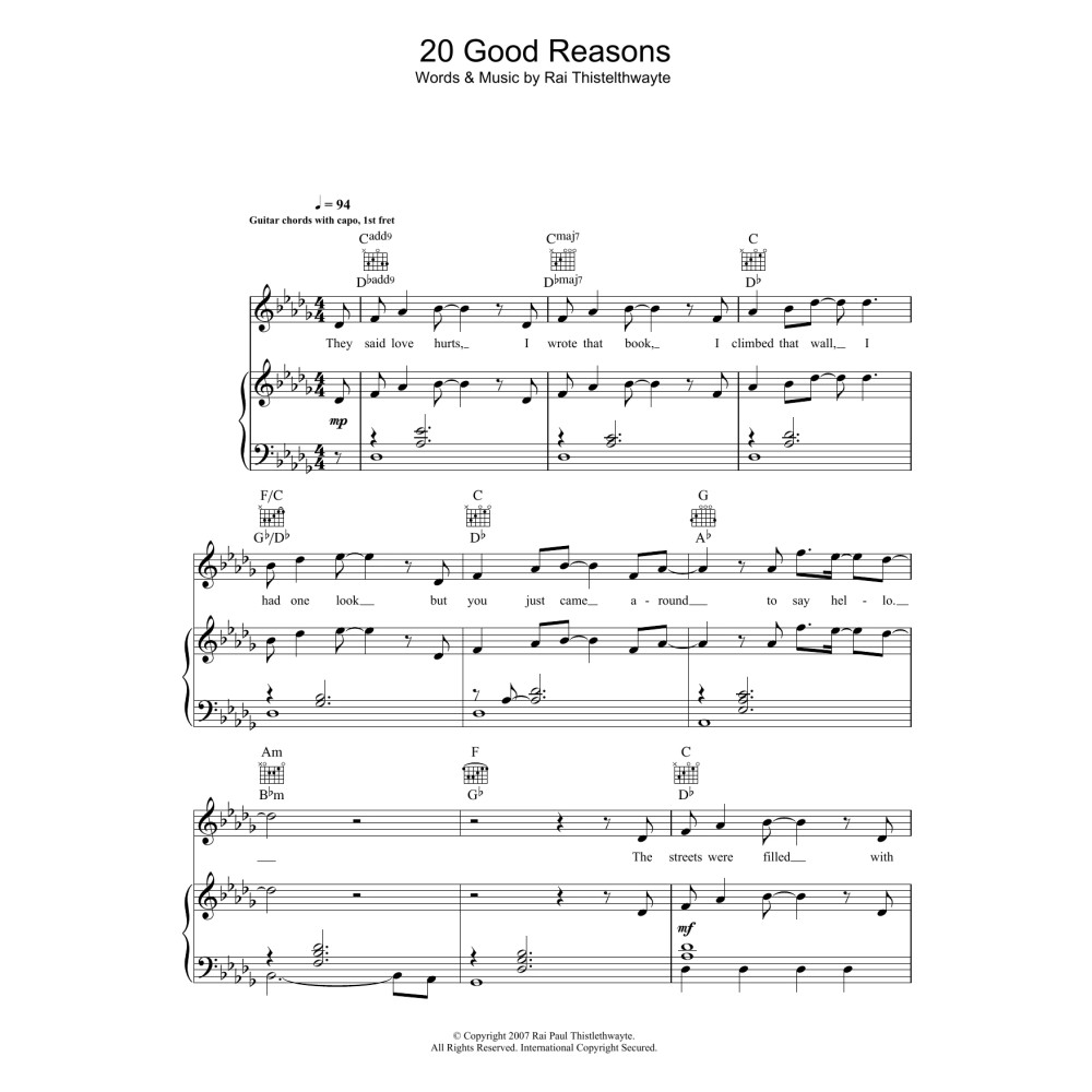 20 Good Reasons