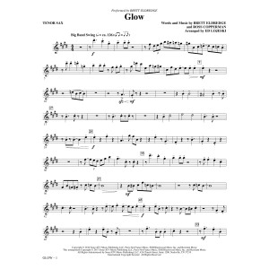 Glow - Tenor Sax