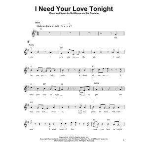 I Need Your Love Tonight