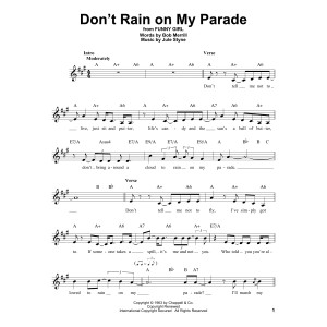Don't Rain On My Parade
