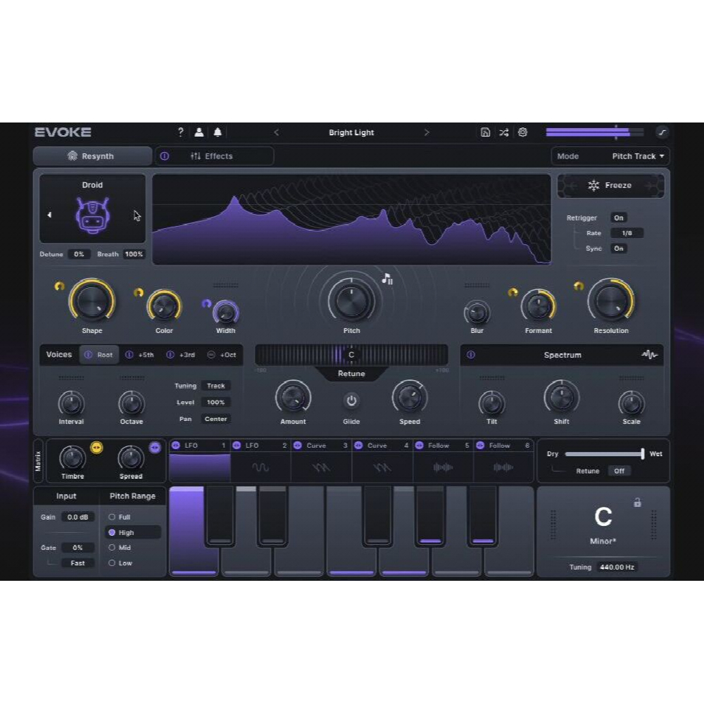 Minimal Audio Evoke