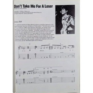 Gary Moore Original: Guía anotada de la técnica de guitarra de Gary Moore