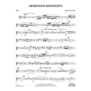 Armenian Rhapsody - Oboe