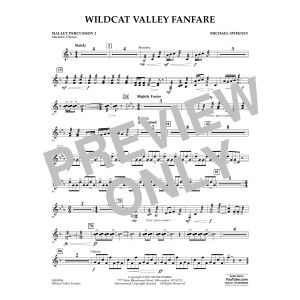 Wildcat Valley Fanfare - Mallet Percussion 2