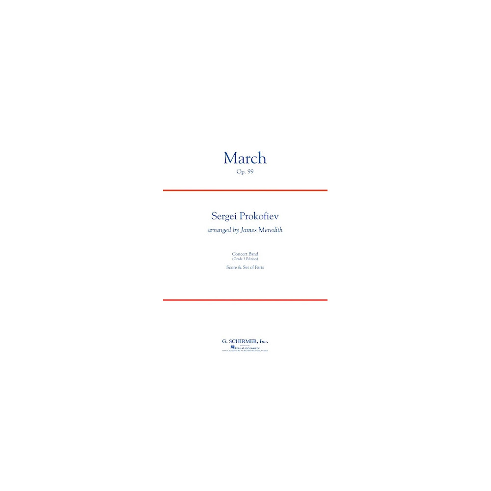 March, Op. 99 - Conductor Score (Full Score)