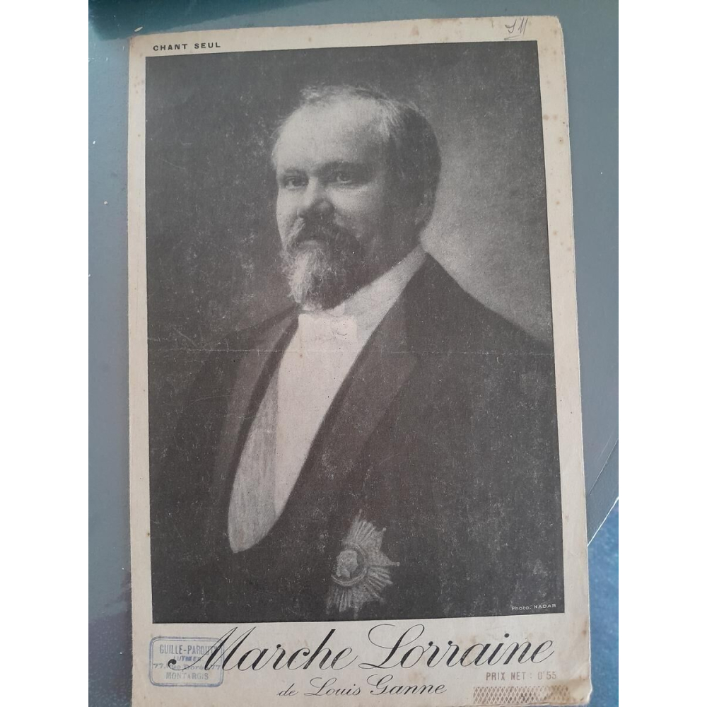 "Marche Lorraine" Score by Louis Ganne