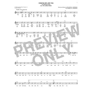 I Wan'na Be Like You (The Monkey Song) (from The Jungle Book)