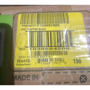 Fender Stratocaster Clapton Signature Black