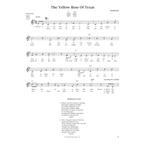 The Yellow Rose Of Texas (from The Daily Ukulele) (arr. Liz and Jim Beloff)