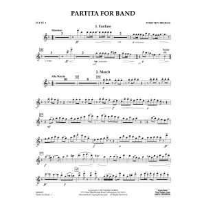 Partita for Band - Flute 1