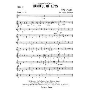 Handful of Keys - Horn in F