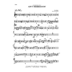 Ain't Misbehavin' - Horn in F