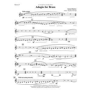 Adagio (Adagio For Strings) - Horn in F