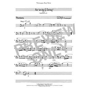 Air On The G String - Trombone (B.C.)