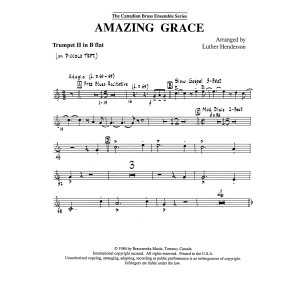 Amazing Grace - Bb Piccolo Trumpet
