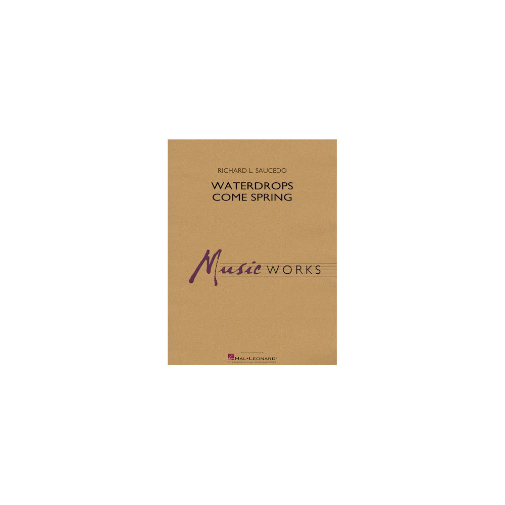 Waterdrops Come Spring - Conductor Score (Full Score)