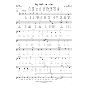 Try To Remember (from The Daily Ukulele) (arr. Liz and Jim Beloff)