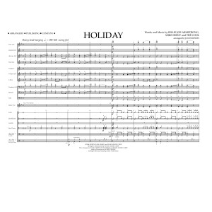 Holiday - Full Score