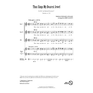 Thus Sings My Dearest Jewel