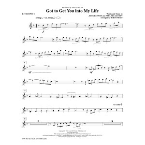 Got to Get You into My Life (arr. Kirby Shaw) - Bb Trumpet 1