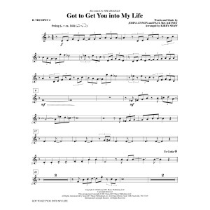 Got to Get You into My Life (arr. Kirby Shaw) - Bb Trumpet 2