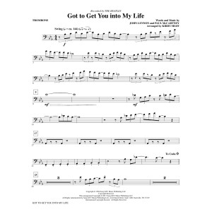 Got to Get You into My Life (arr. Kirby Shaw) - Trombone