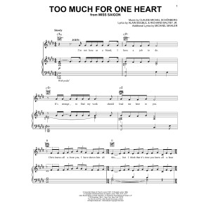 Too Much For One Heart (from Miss Saigon)