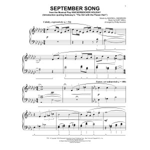 September Song [Classical version] (arr. Phillip Keveren)