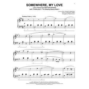 Somewhere, My Love [Classical version] (arr. Phillip Keveren)