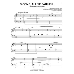 O Come, All Ye Faithful [Classical version] (arr. Phillip Keveren)