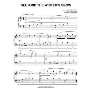 See Amid The Winter's Snow [Classical version] (arr. Phillip Keveren)
