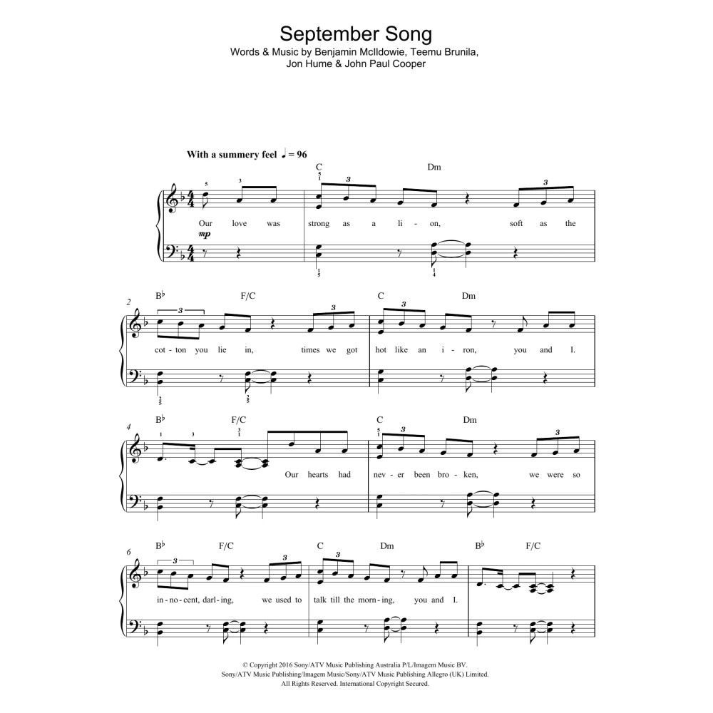 September Song