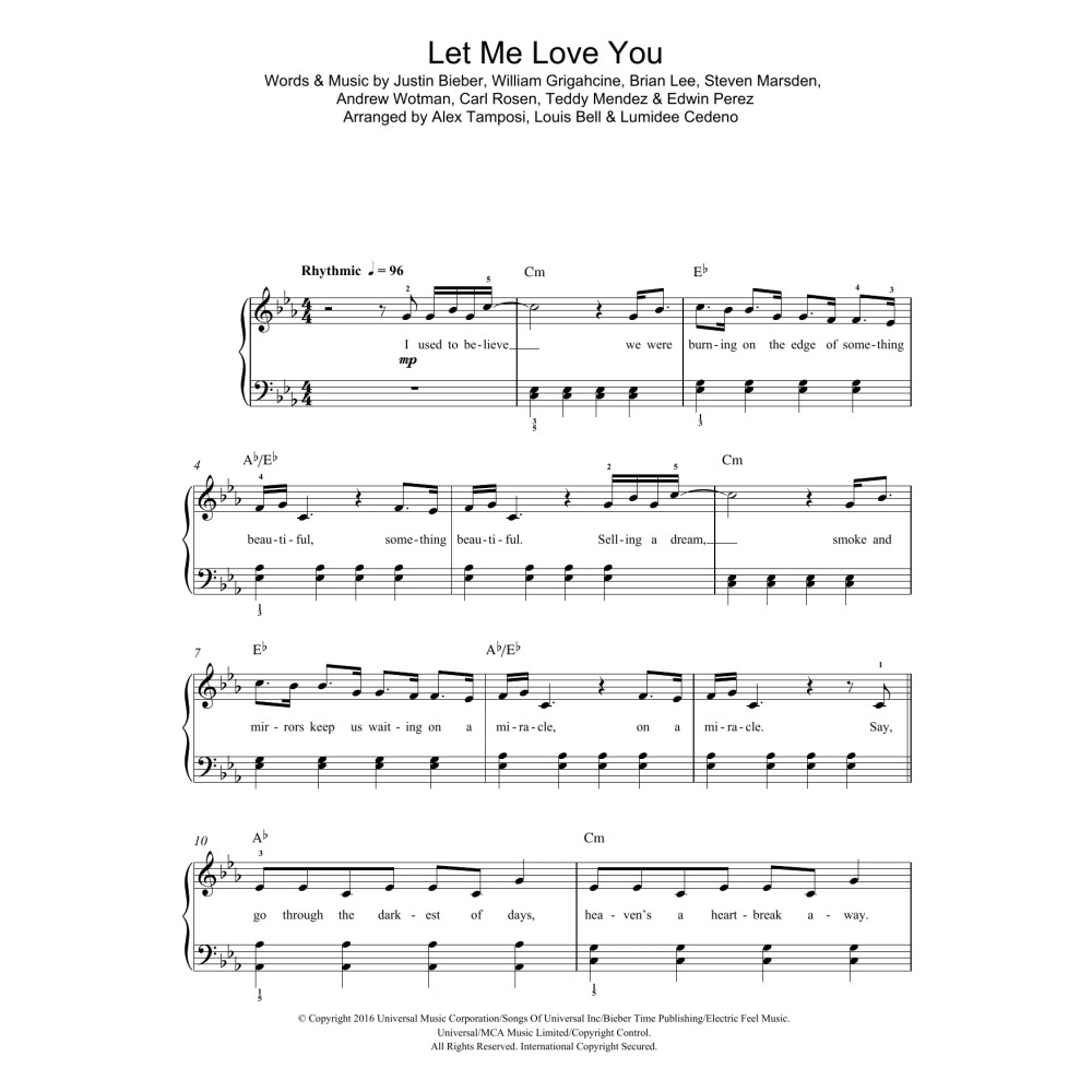Let Me Love You (featuring Justin Bieber)