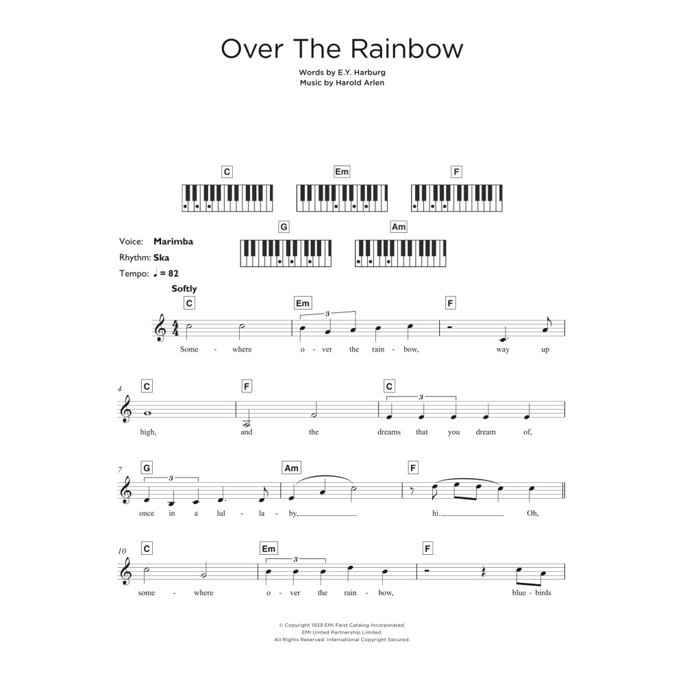 Over The Rainbow (from "The Wizard Of Oz")