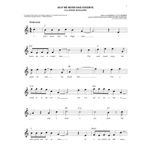 As If We Never Said Goodbye (from Sunset Boulevard)