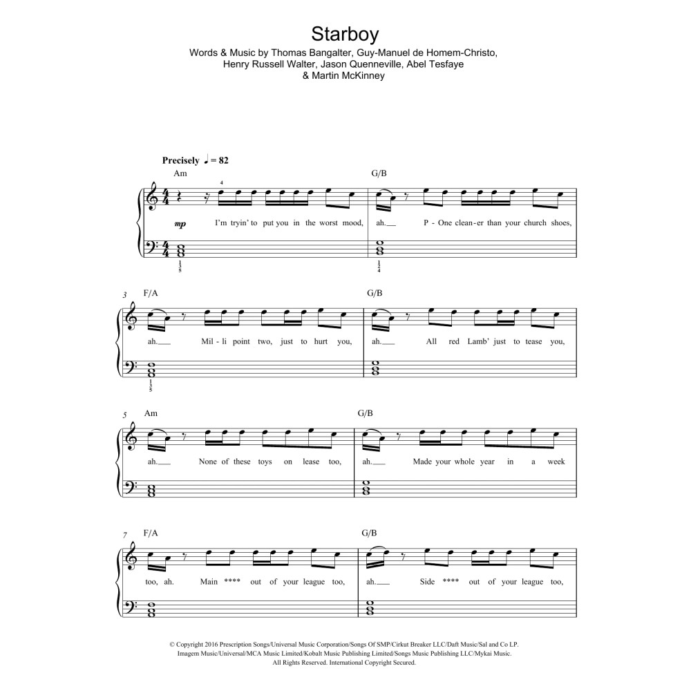Starboy (featuring Daft Punk)