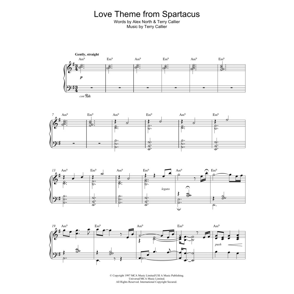 Love Theme From Spartacus